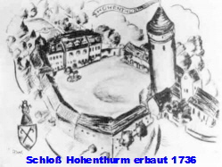 Schloß Hohenthurm erbaut 1736 Schloß Hohenthurm erbaut 1736